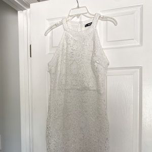Shein White lace dress